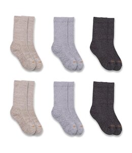 Carhartt Kid's Lightweight Crew Sock 6-Pack SC0696J