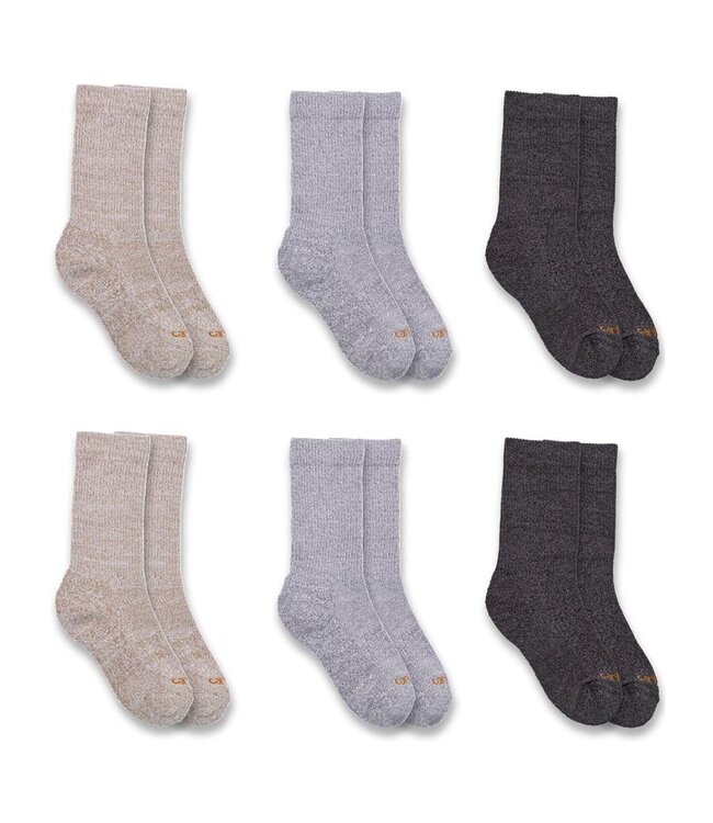Carhartt Boy's Lightweight Crew Sock 6-Pack SC0696J
