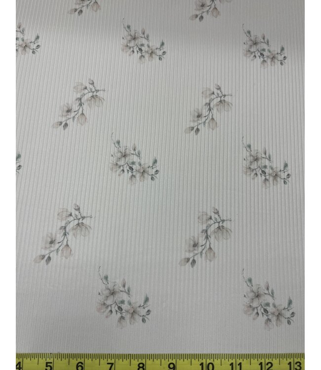 Alyssa May Design YD Cherry Blossoms Narrow Rib FT202403060