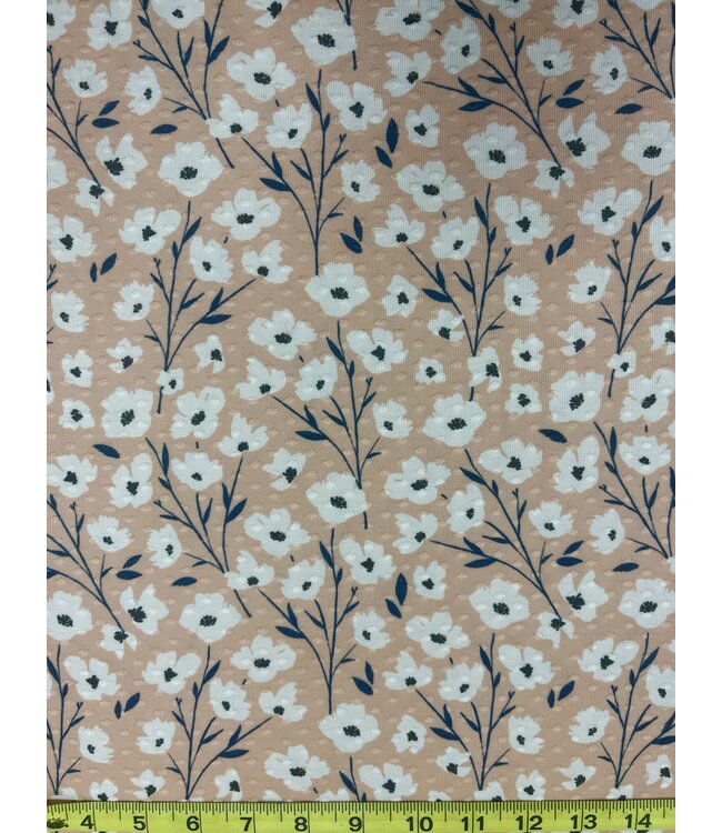 * Exclusive Design* YD Brielle Floral 2 Swiss Dot Knit FT202508442