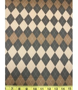 * Exclusive Design* YD Latte Diamonds Narrow Rib Knit FT202508438