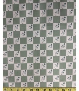 * Exclusive Design* YD Sage Checks Narrow Rib Knit FT202508449