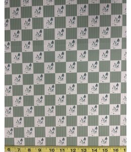 YD Sage Checks Narrow Rib Knit FT202508449