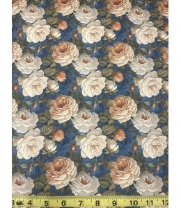 * Exclusive Design* YD Stormy Winter Roses Swiss Dot Knit FT202508451