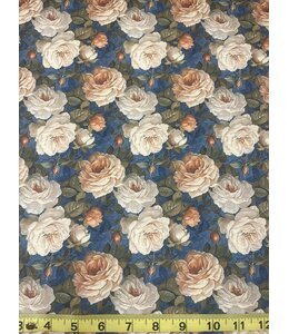 YD Stormy Winter Roses Swiss Dot Knit FT202508451