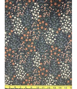 YD Faded Blooms Petite Poly Swiss Dot FT202508432