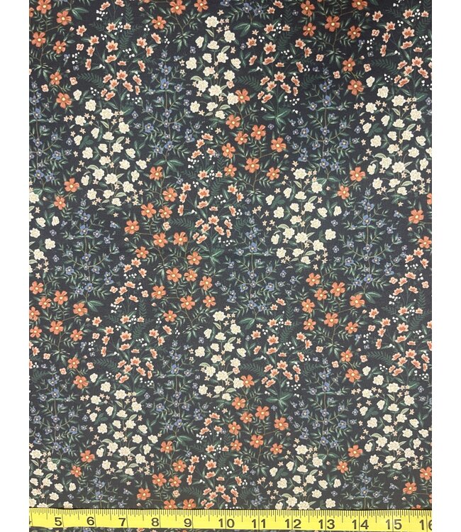 * Exclusive Design* YD Faded Blooms Petite Poly Swiss Dot FT202508432