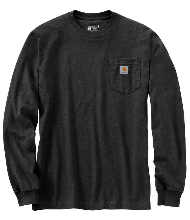 Carhartt Men's Loose Fit Heavyweight Long-Sleeve Pocket Deer Graphic T-Shirt 107041