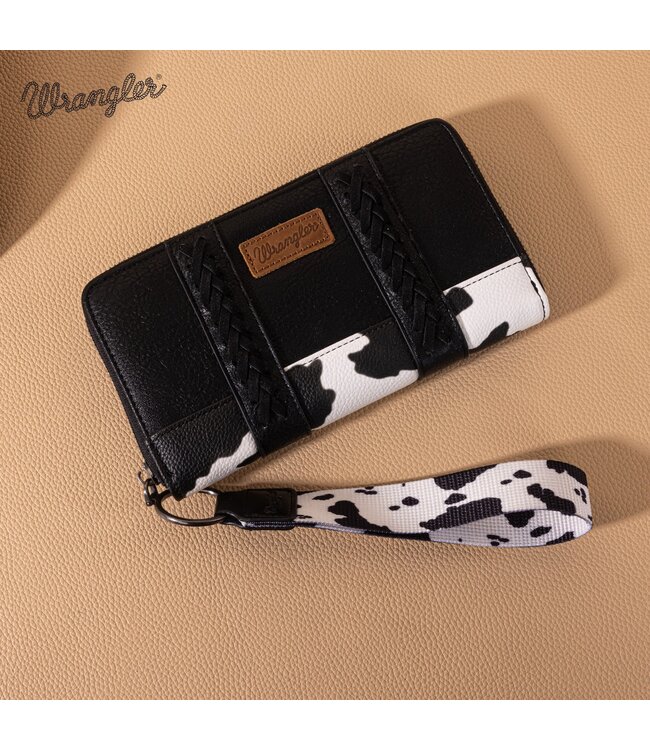 Wrangler Cow Print Wallet WG102-W006