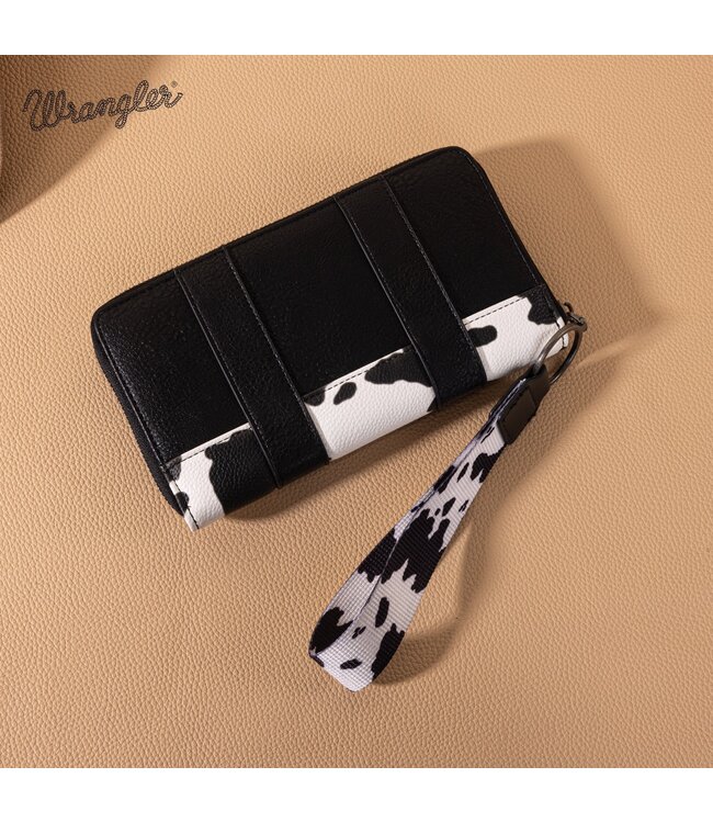 Wrangler Cow Print Wallet WG102-W006