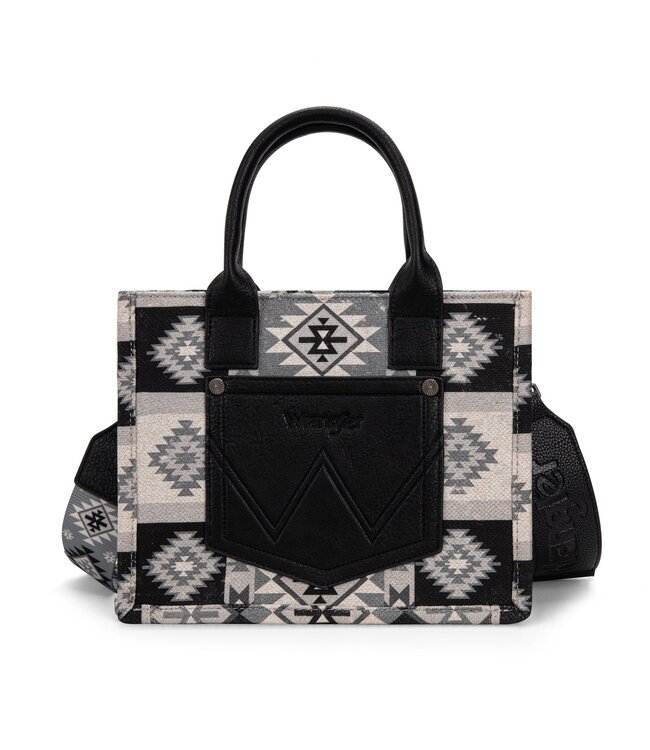 Wrangler Aztec Pattern Dual Sided Print Tote/Crossbody WG2209-8120S