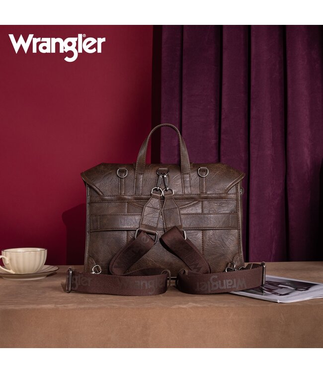 Wrangler Top Handle Carry Satchel/Laptop Bag/Backpack/Crossbody WG190-8319