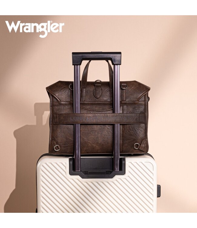 Wrangler Top Handle Carry Satchel/Laptop Bag/Backpack/Crossbody WG190-8319