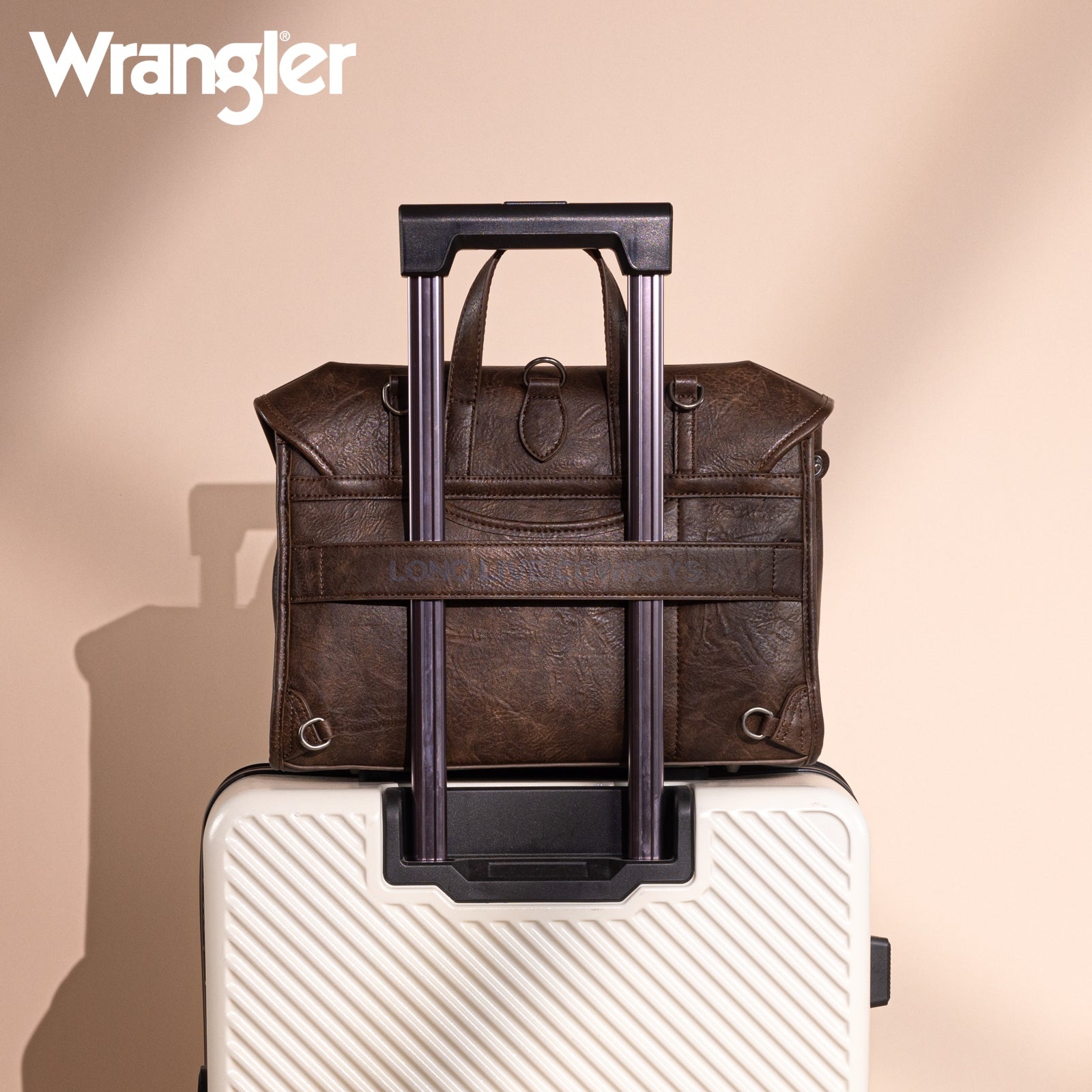 Wrangler Top Handle Carry Satchel/Laptop Bag/Backpack/Crossbody Black Wrangler Top Handle Carry Satchel/Laptop Bag/Backpack  main image 2