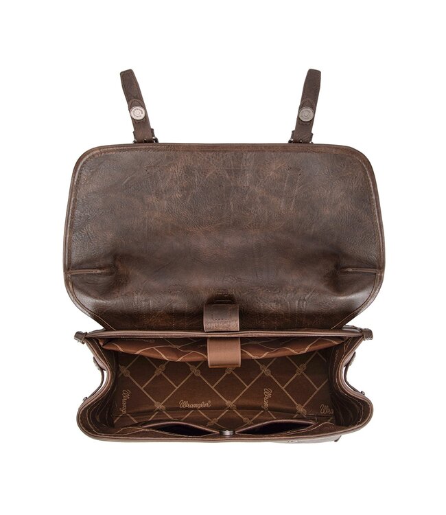 Wrangler Top Handle Carry Satchel/Laptop Bag/Backpack/Crossbody WG190-8319