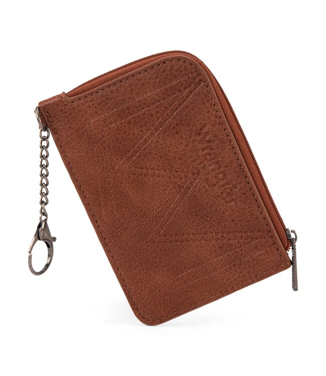 Wrangler Cow Print Mini Zip Card Case WG102-W005