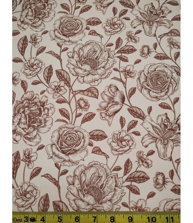 YD Grand Heritage Blooms Reign Rib Knit