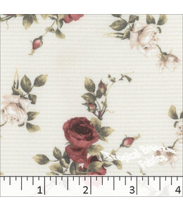 Good's Distribution YD Horizontal Rib Knit Print Burgundy 572524-BR