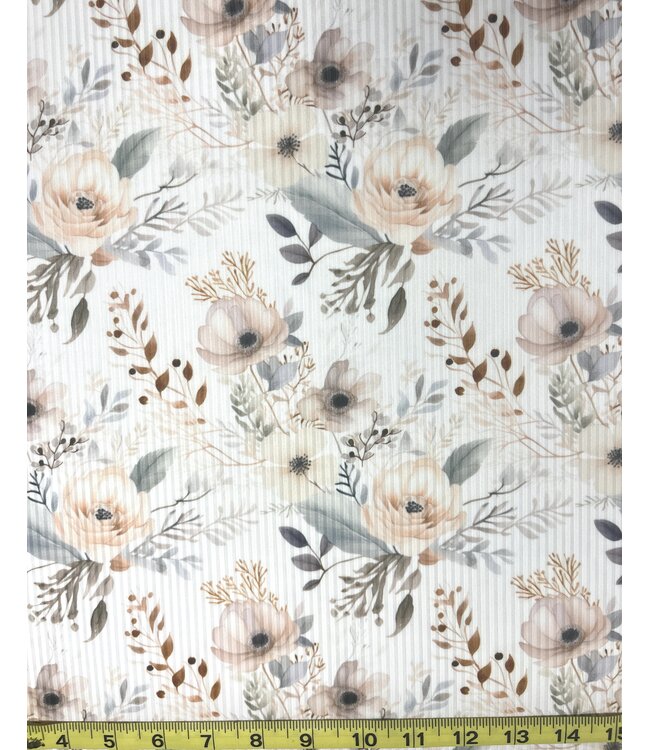 Willow Grove Fabric YD Winter Bliss Narrow Rib Knit FT202508504