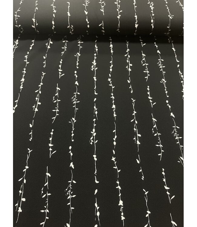 YD Black Leaf Polyester