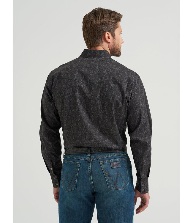 Wrangler Men's 20X Competition Advanced Comfort Long-Sleeve Shirt Two Pocket Western Snap Shirt 112369501