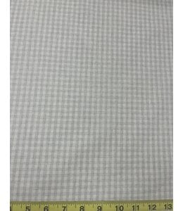 YD Grey Gingham Linen Blend Look