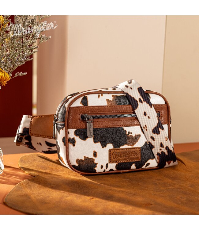 Wrangler Cow Print Belt Bag WG133-194