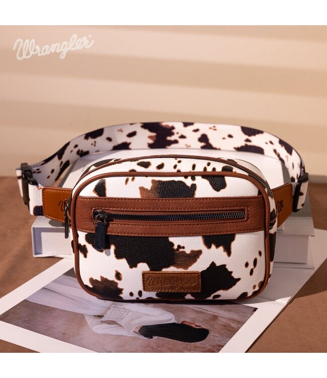 Wrangler Cow Print Belt Bag WG133-194