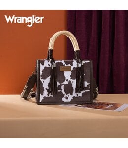 Wrangler Cow Print Tote/Crossbody WG386-8120S