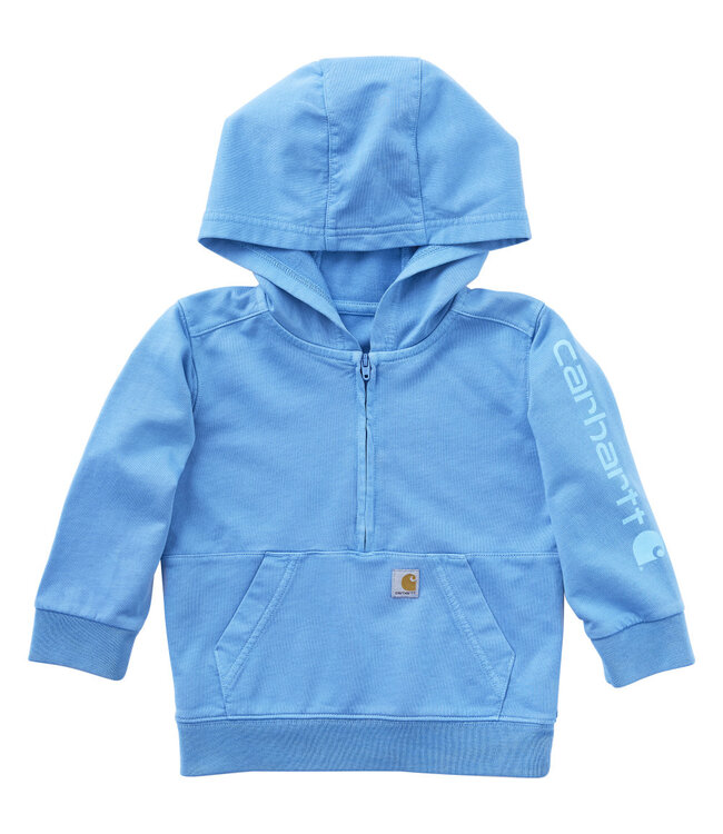Carhartt Kid's Infant/Toddler Long-Sleeve Garment Dye Half-Zip Sweatshirt CA5022