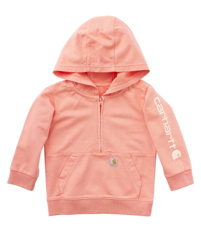 Carhartt Kid's Infant/Toddler Long-Sleeve Garment Dye Half-Zip Sweatshirt CA5022