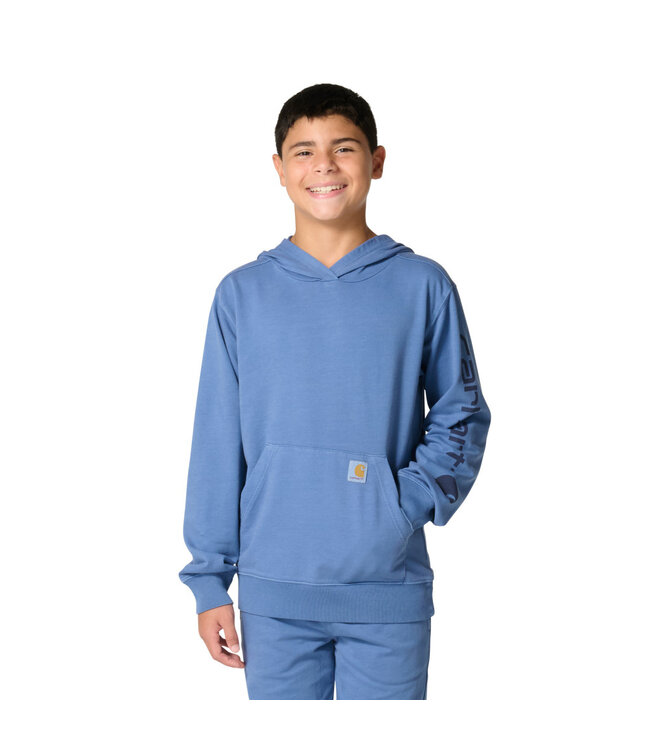 Carhartt Boy's Re-Engineered Long-Sleeve Garment Dyed French Terry Sweatshirt CA6844