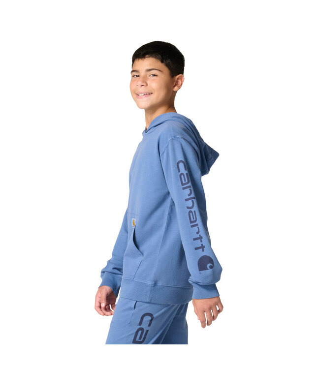 Carhartt Boy's Re-Engineered Long-Sleeve Garment Dyed French Terry Sweatshirt CA6844