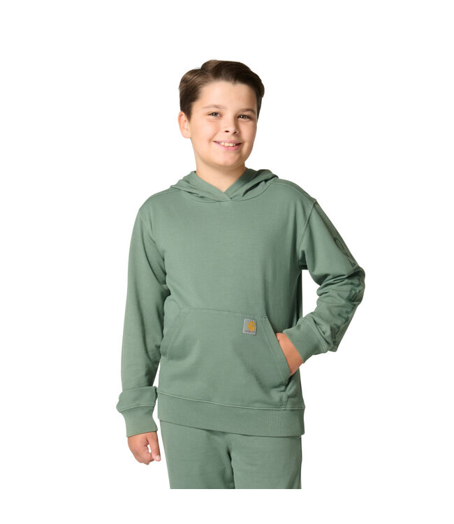 Carhartt Boy's Re-Engineered Long-Sleeve Garment Dyed French Terry Sweatshirt CA6844