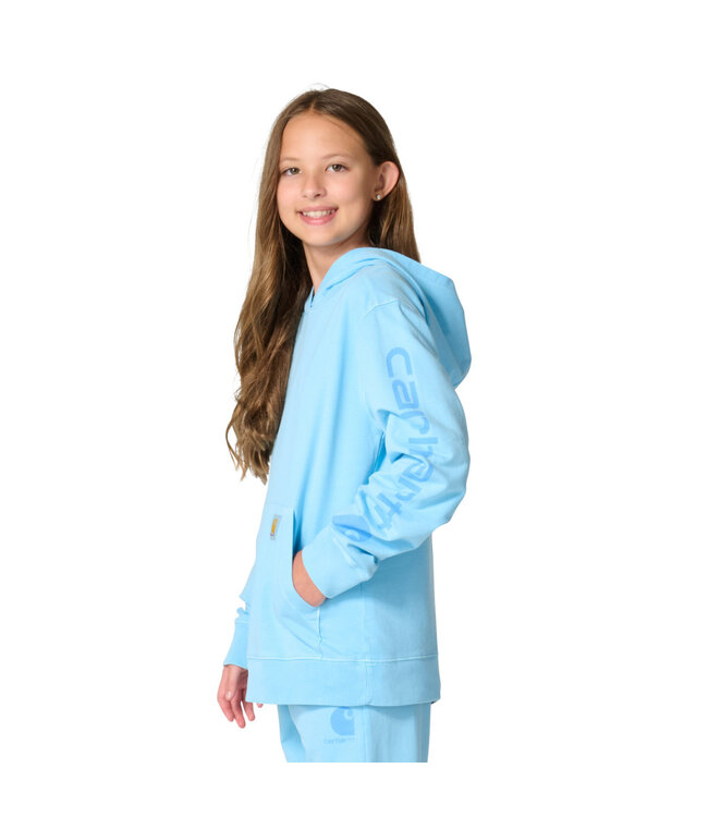 Carhartt Girl's Long-Sleeve Garment Dye Sweatshirt CA7198