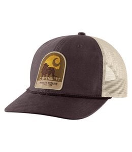 Carhartt Men's Canvas Mesh-Back Dog Patch Cap 107204