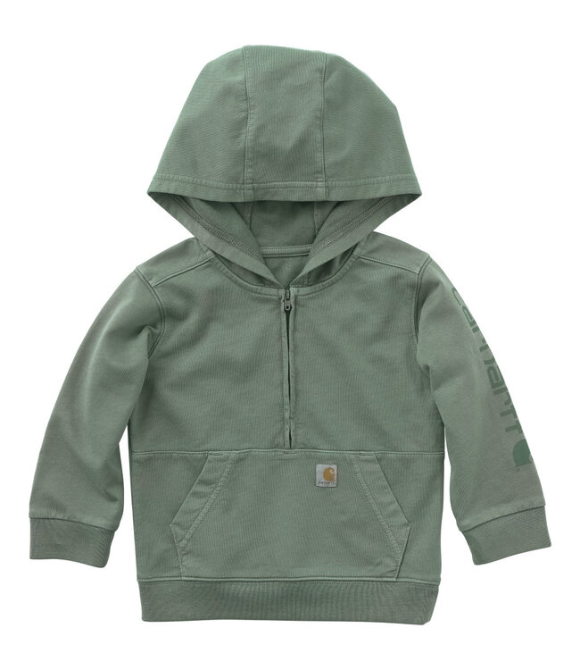 Carhartt Kid's Infant/Toddler Long-Sleeve Garment Dye Half-Zip Sweatshirt CA5022