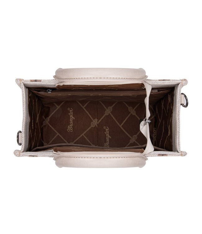 Wrangler Aztec Pattern Dual Sided Print Tote/Crossbody WG226-8120S