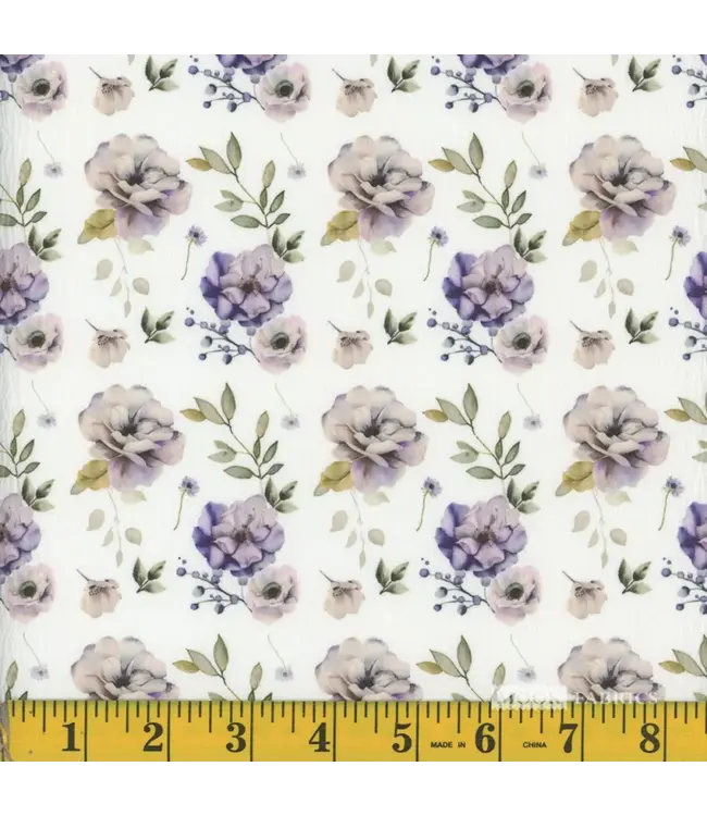 Mook Fabrics YD Pine Skin NFD Leona 02 White 141561