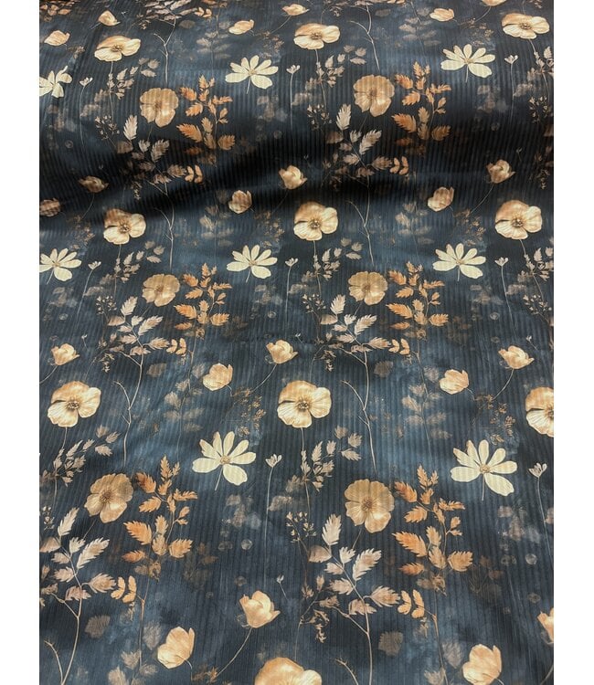 Colorwave Creations YD Navy Shade 3 Willow Rib Knit