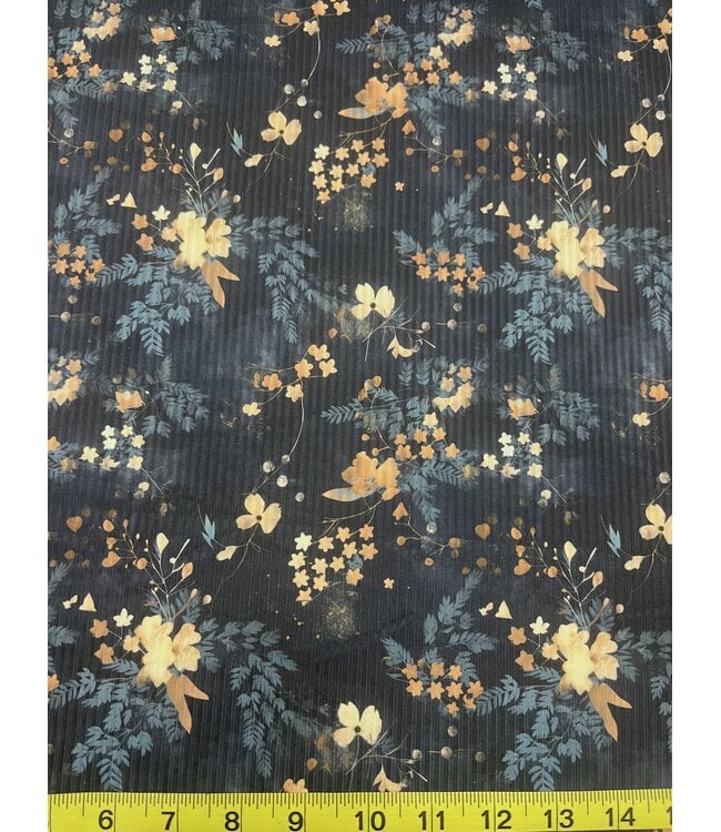 Colorwave Creations YD Navy Shade 1 Willow Rib Knit