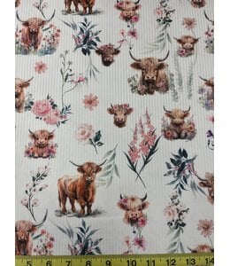 Colorwave Creations YD Highland Cow 2 Willow Rib Knit