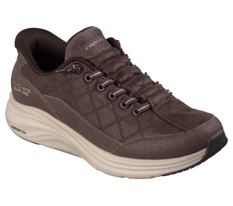 Skechers Women's Slip-ins: Contour Foam- Cozy Fit Natural Ease