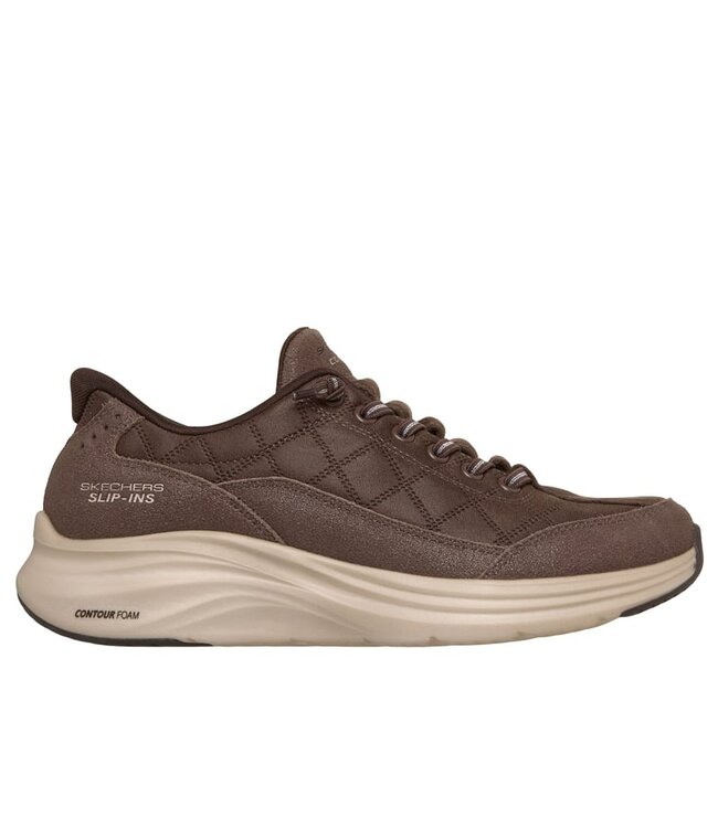 Skechers Women's Slip-ins: Contour Foam- Cozy Fit Natural Ease Shoe 150507 CHOC