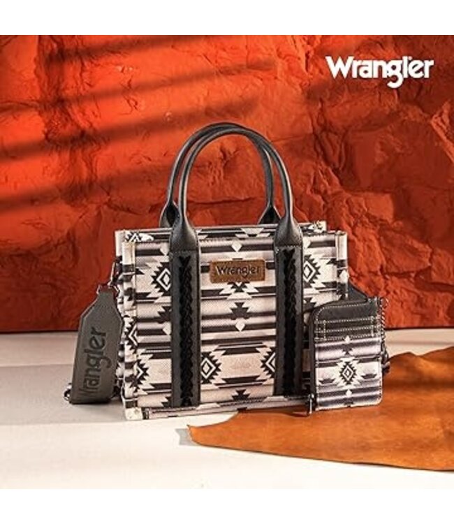 Wrangler Aztec Small Tote/Crossbody and Card Case Set WG2203-8120SW