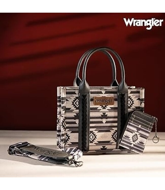 Wrangler Aztec Small Tote/Crossbody and Card Case Set WG2203-8120SW