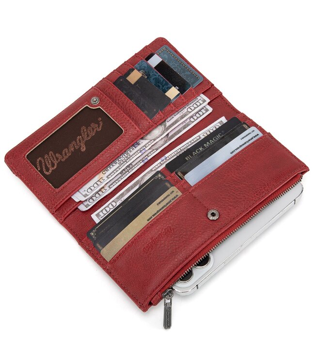 Wrangler Embroidered Bi-Fold Wallet WG145-212