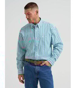 Wrangler Men's George Strait Long-Sleeve Button Down One Pocket Shirt  112374596