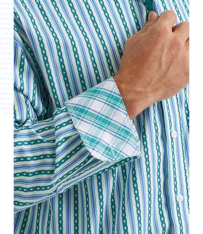 Wrangler Men's George Strait Long-Sleeve Button Down One Pocket Shirt  112374596