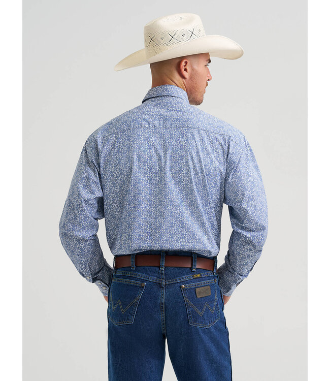 Wrangler Men's George Strait Troubadour Long-Sleeve Western Snap Shirt 112374584